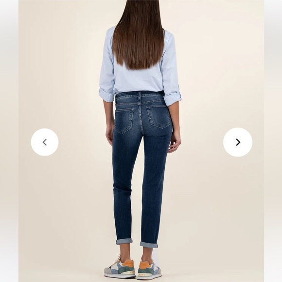 KUT from the Kloth Women's Catherine Boyfriend Jeans Denim Sz 2 NWT - Picture 2 of 12